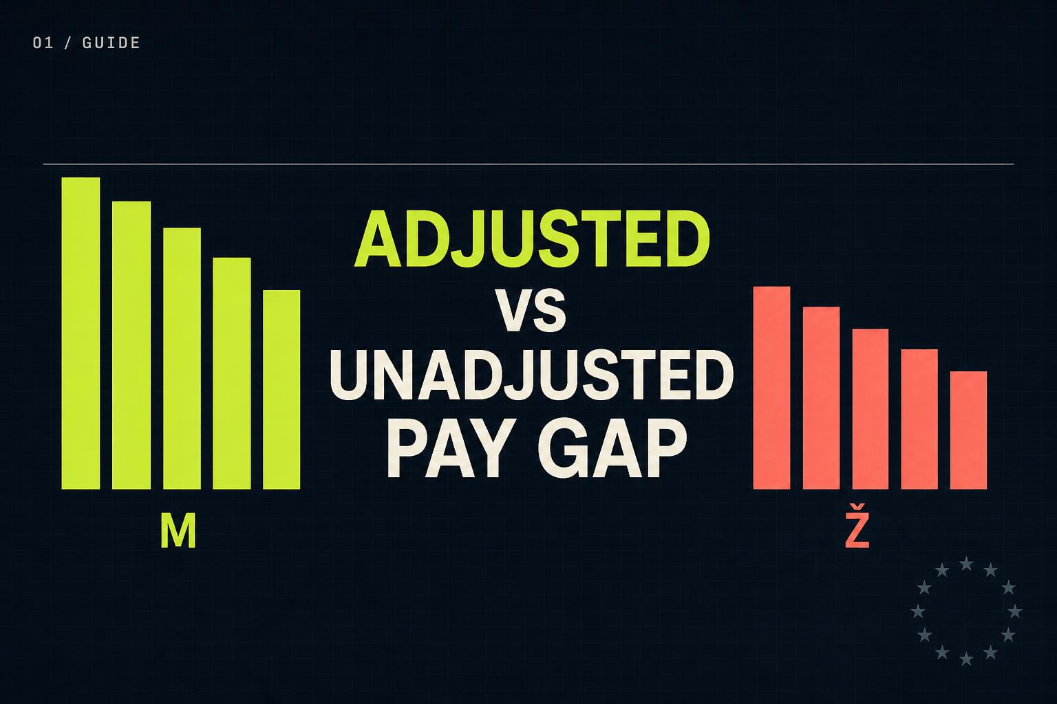 Adjusted vs. unadjusted pay gap